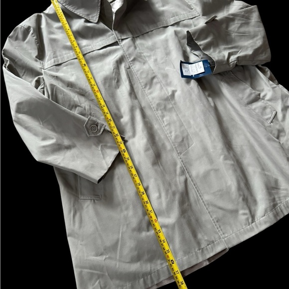 Vintage Towncraft Jacket Tan/beige Button Front Flannel Lined Men Sz 56 BR NWT - Picture 2 of 7